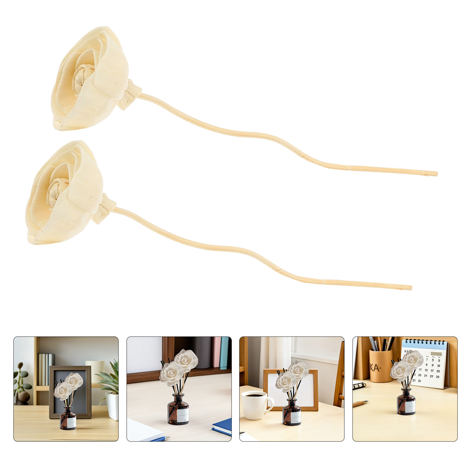 Home Fragrance Reed Diffuser Refill - 12 Varillas Difusoras de Aroma con