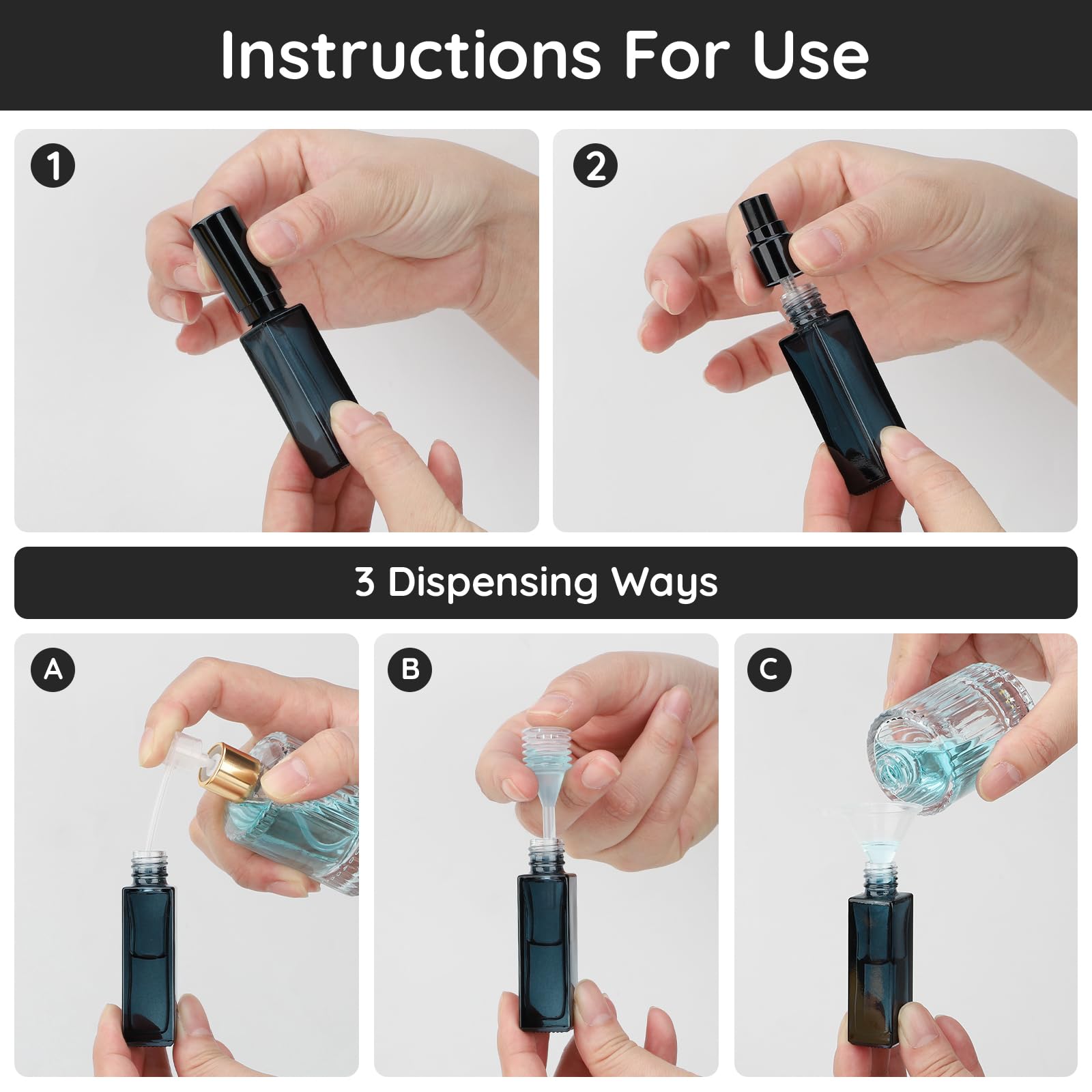 10 Uds botella de Perfume Spra - Perfume Atomizer Travel reseña y precio