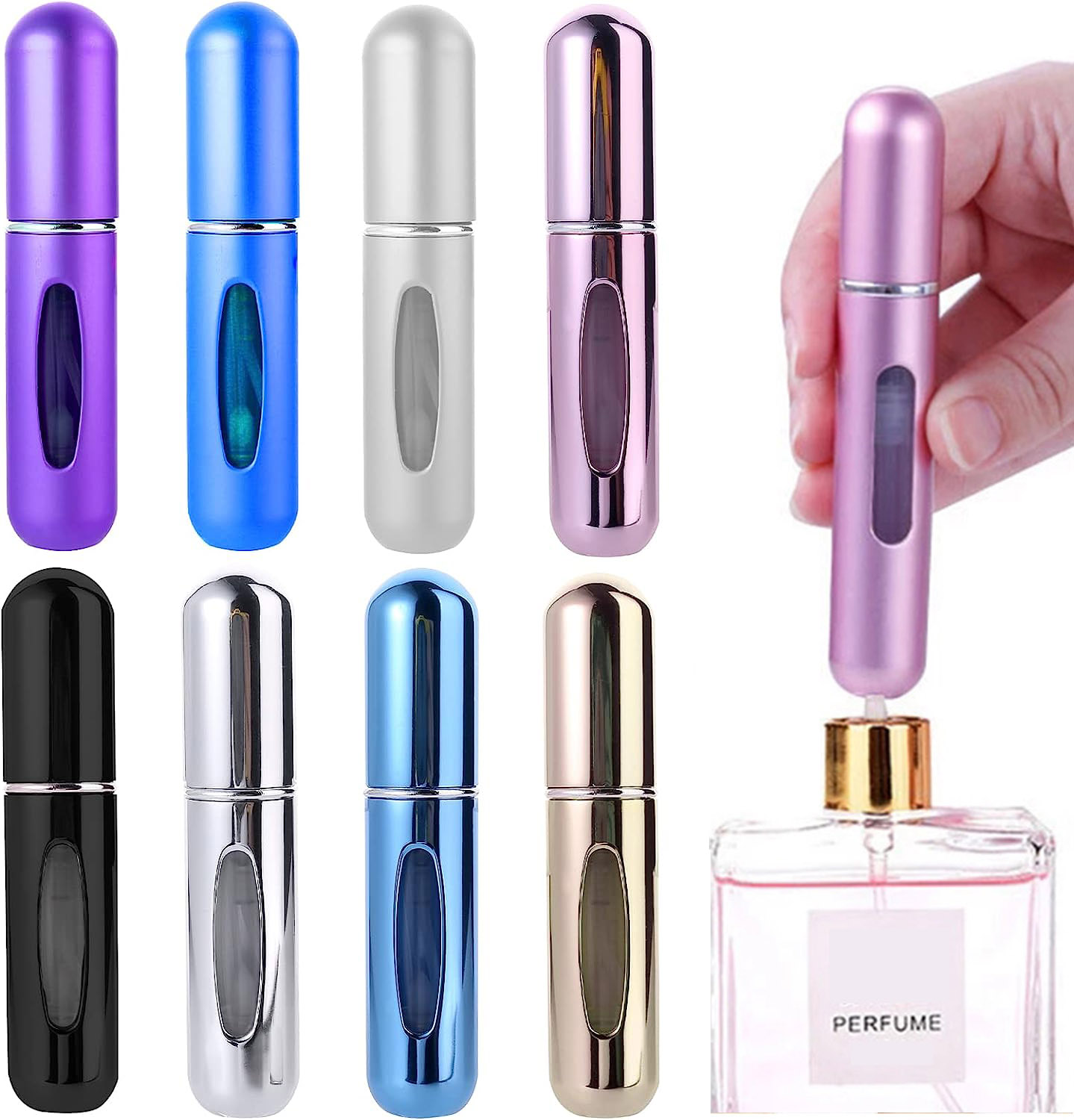 Mini botella de Perfume recarg - Perfume Atomizer Travel reseña y precio