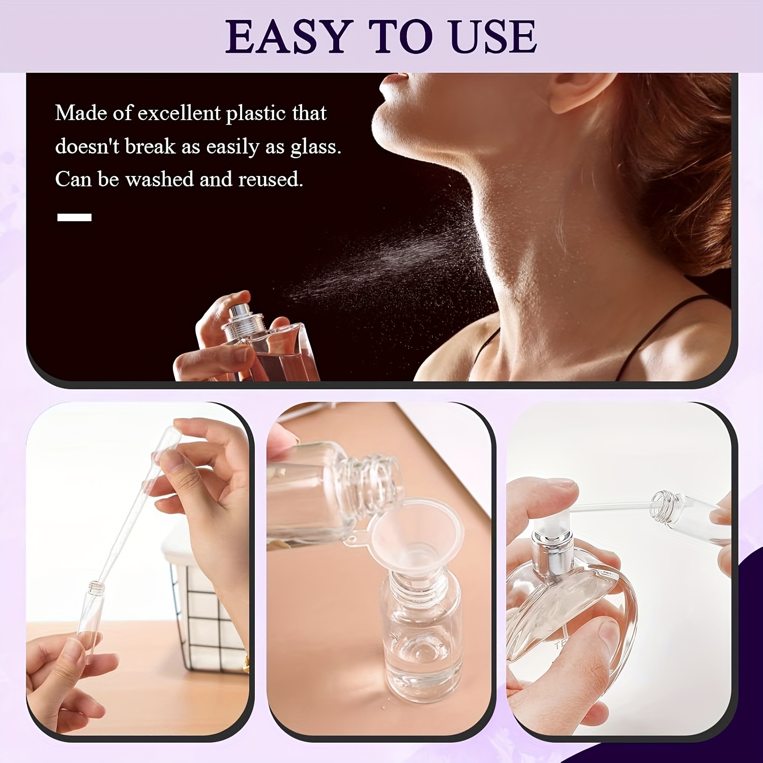 Set de 40 piezas para recarga  - Perfume Atomizer Travel reseña y precio