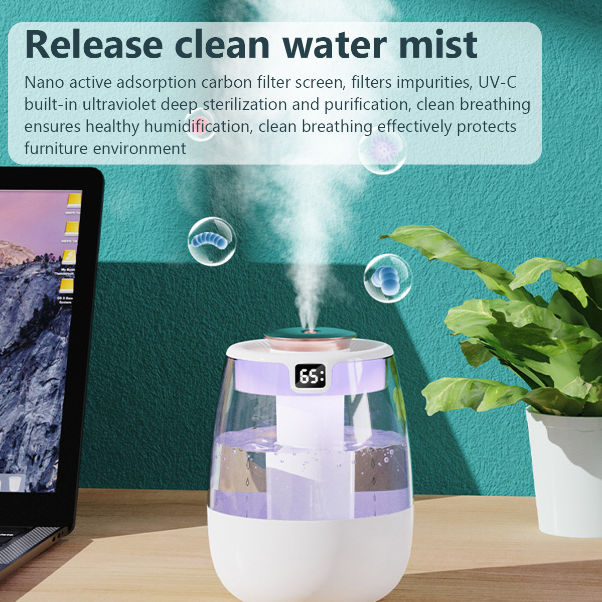 Humidificador de aire de 1,3 L - Home Fragrance Organic reseña y precio