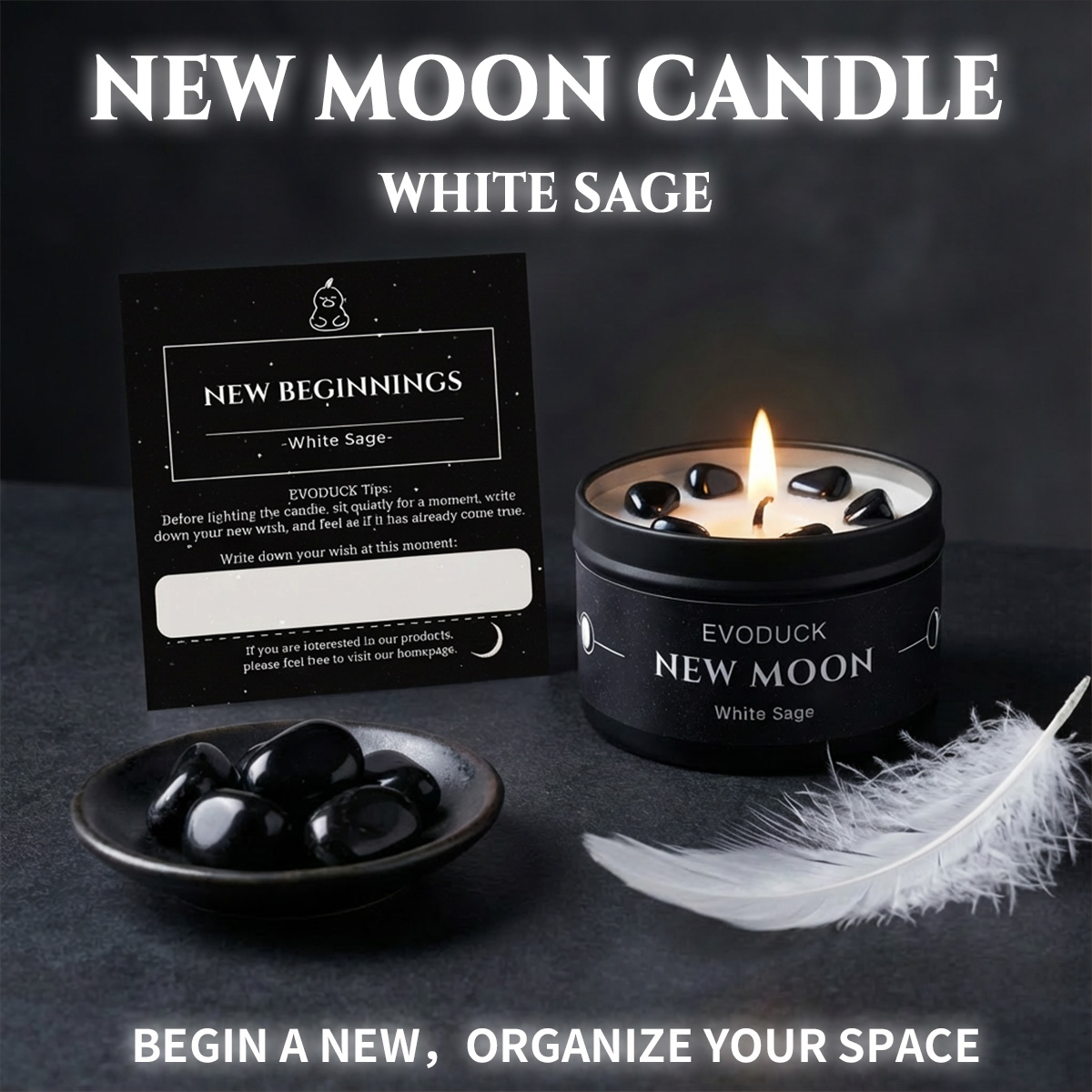 Juego de 4 Velas Aromáticas de - Home Fragrance White Jasmine reseña y precio